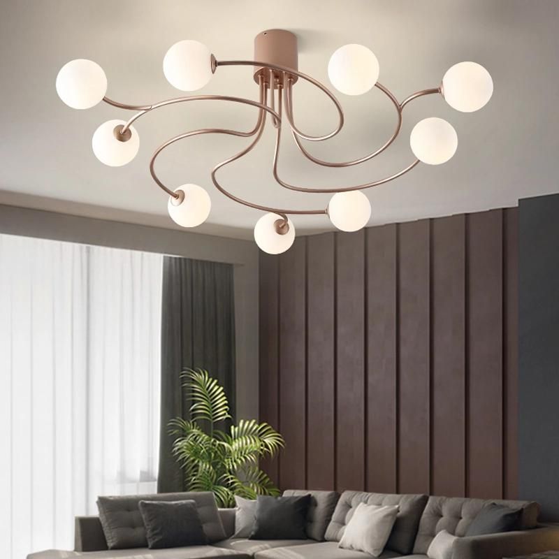 Nordic Modern Simple Lamp Luxury Living Room Light Bedroom Dining Room Creative Ceiling Light