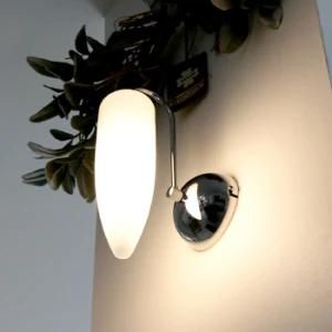 Hotel Room Decorative Satin Nickel Wall Lamp LED Lighting