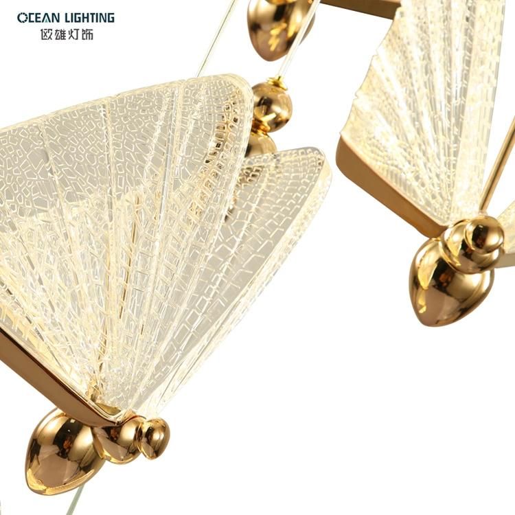 Ocean Lighting Crystal Chandelier Dining Lamp Pendant Lights