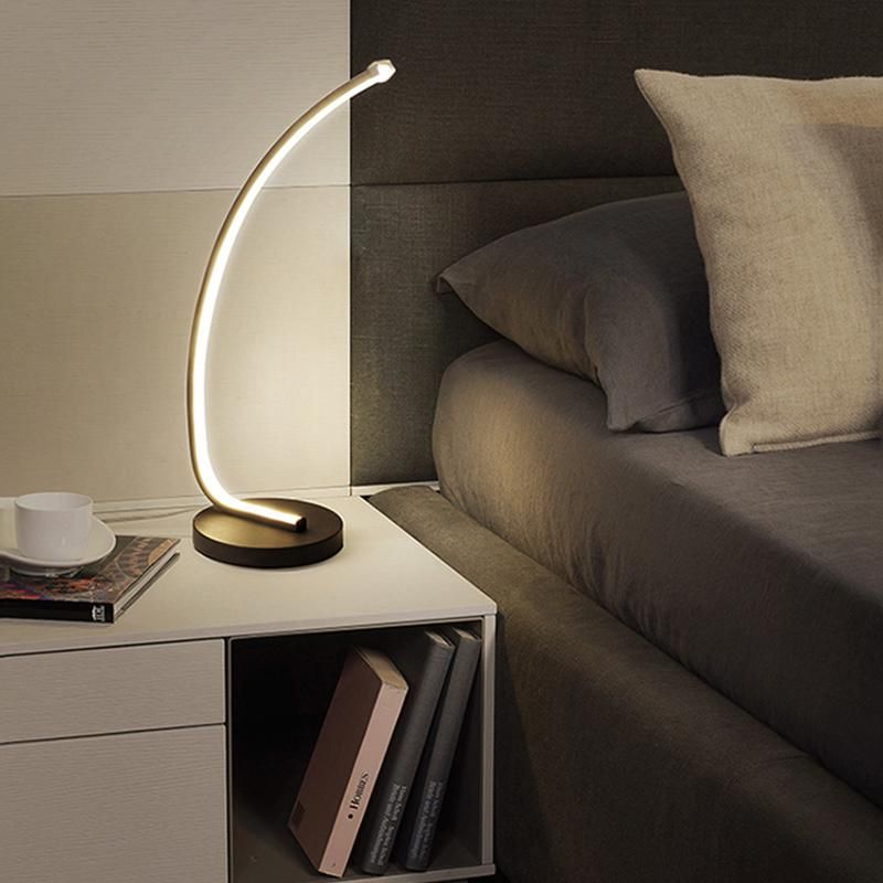 Line Shade Creative Modern Style Table Lamp Desk Bedside Lamp