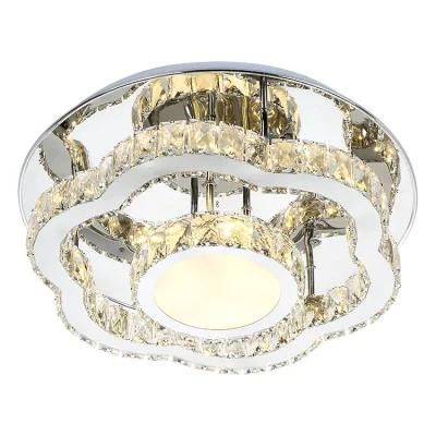 New Style Living Room Indoor LED Ceiling Crystal Light Chandelier Lighting India