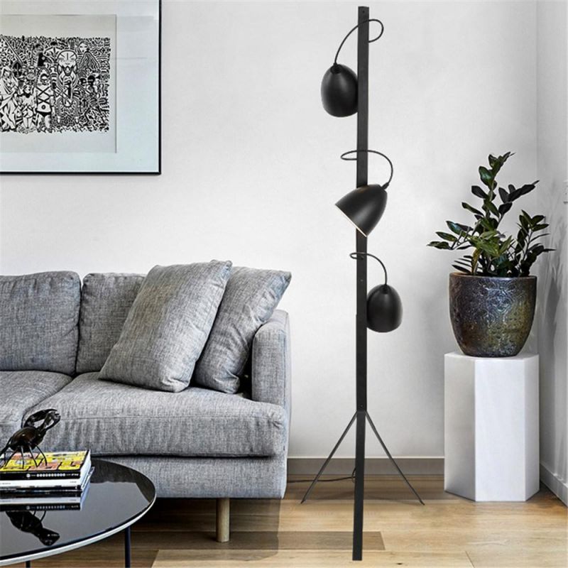 Modern Designer Floor Lamp Simple Iron Art Free Standing LED Floor Lamp for Living Room Study Bedroom