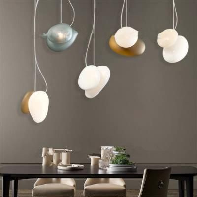 Post Modern 4 Colors Style Designer Pendant Lamp Special Shaped LED Glass Lamp Living Room Pendant Lamp (WH-AP-180)