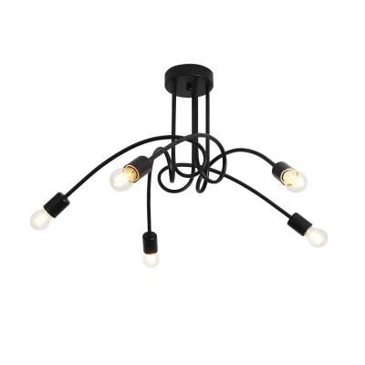 Home Decoration Classical 5*E27 Black Color Pendant Home LED Chandelier Pendant for Dining