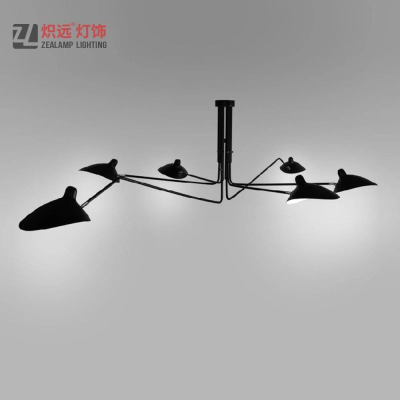 Iron Chandelier Light Hanging Indoor Pendant Lighting for Restaurant