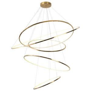 Slim Aluminium Ring Pendant Light Modern Light Chandelier Pendant Lamp