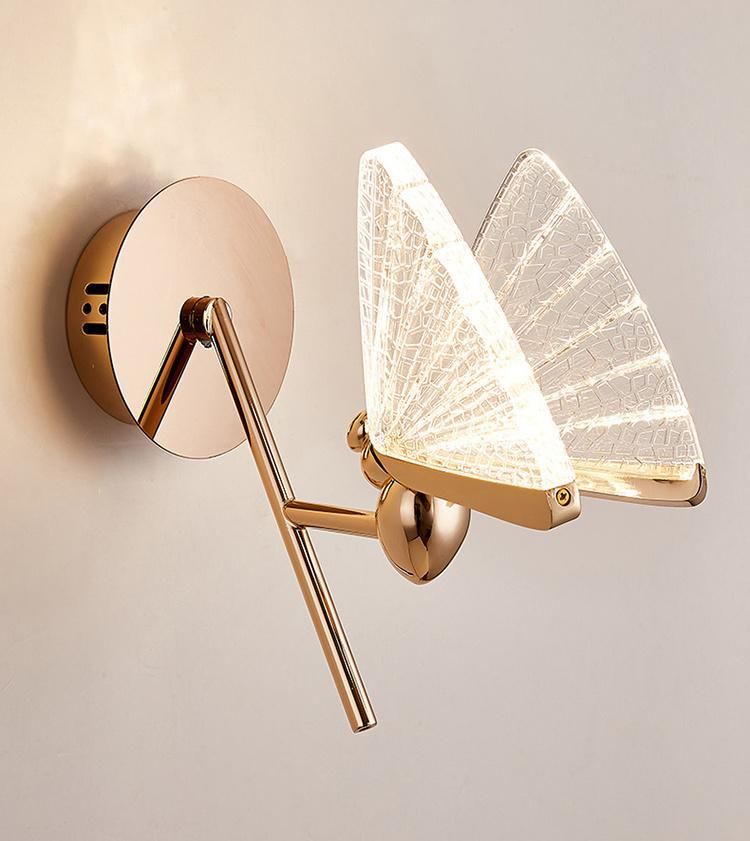 Butterfly Wall Lamp Corridor Study Living Room with 2021 New Style Zhongshan Modern Lighting Factory