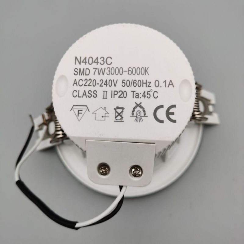 2 Years Warranty LED Dimmable Down Light with Remote Controller 7W/10W/15W/20W/30W Aluminium COB Downlight