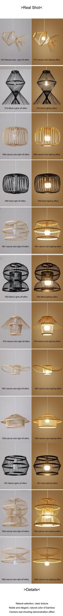 Chinese Bamboo Weaving Zen Living Room Dining Room Study Lamps Tea Room Bamboo Art Retro Natural Chandelier