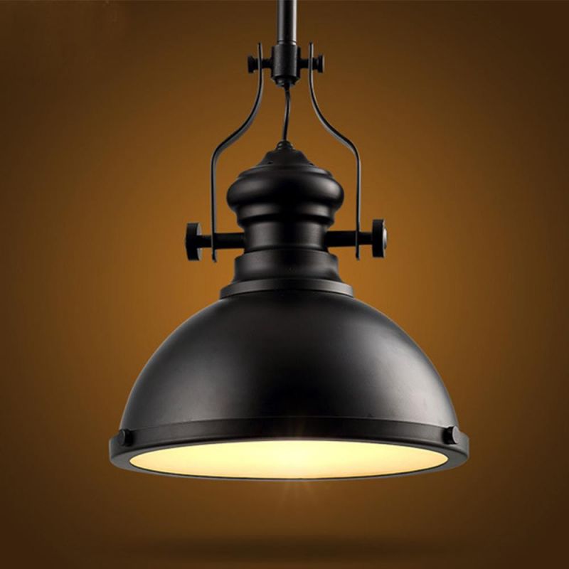 Modern Industrial Style E27/E26 Pendant Lamp Vintage Metal Dome Ceiling Lamp for Home /Bar/Coffee Decoration