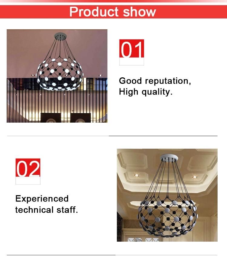 Modern Creative Acrylic LED Lighting Hotel Chandelier