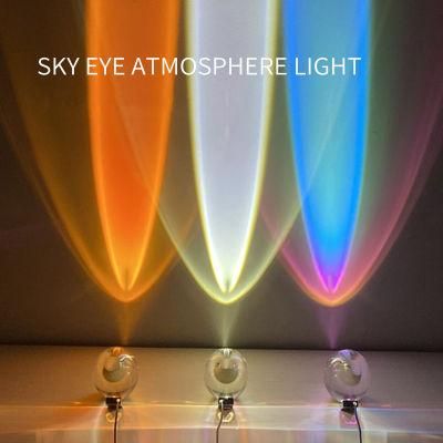 Eye of The Sky Crystal Lamp Italian Creative Simple Exhibition Hall Living Room Headbed Designer Projection Lamp Atmosphere Lamp