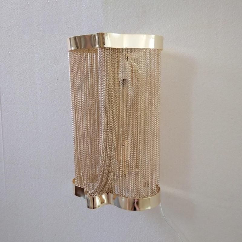Italian Atlantis Stream Sconce Luxury Chain Light Wall Lamp E14 (WH-OR-101)