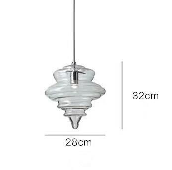 Nordic Kitchen Pendant Lights Art Deco Glass Lamps Glory Restaurant Hanging Lamp (WH-GP-31)