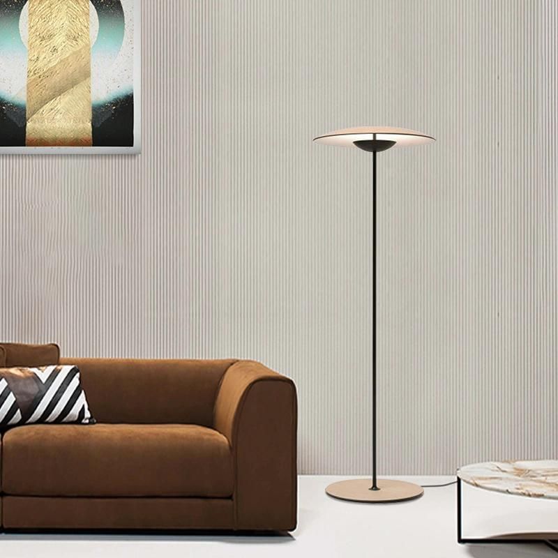 Nordic Floor Lamp LED Modern Iron Wood Color Floor Lamps Minimalist Corner LED Floor Lamp (WH-MFL-76)