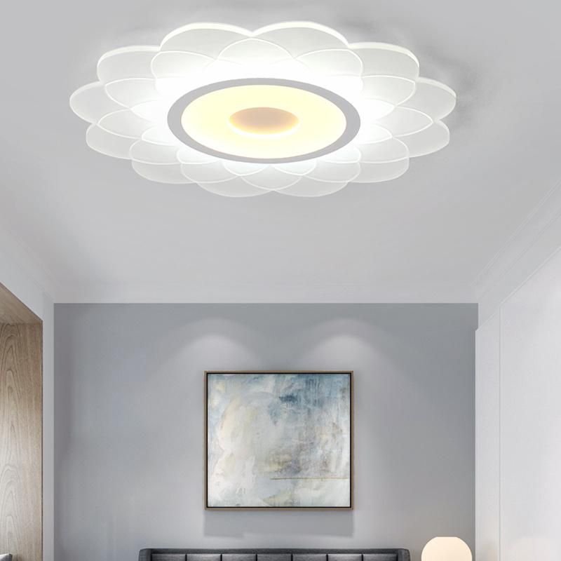 Louts Shape Acry Ceiling Light Thin Warm Livingroom Light Bedroom LED Lamp