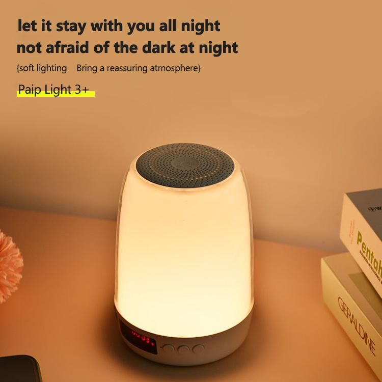 Touch Lamp Speaker Mosquito Repellent Colorful Night Light LED Display Smart Portable Wireless Bt Speaker