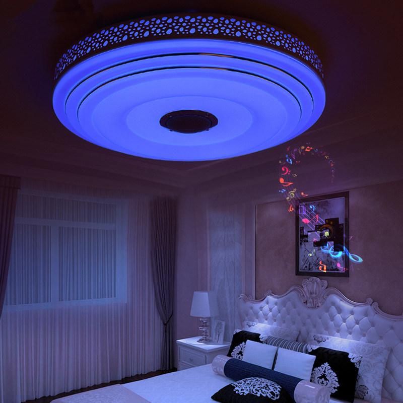 Drawing Room Bluetooth & Music Ceiling Lights Lamp Fixtures (WH-MA-37)