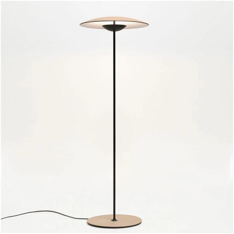 Nordic Floor Lamp LED Modern Iron Wood Color Floor Lamps Minimalist Corner LED Floor Lamp (WH-MFL-76)