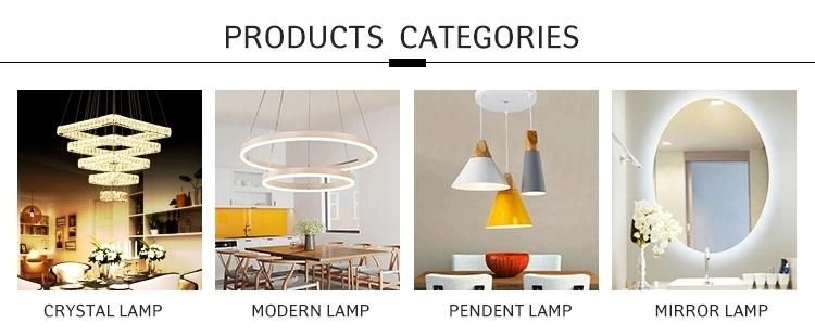 Modern Simple Circular LED Wall Lamp Chandelier Wall Art
