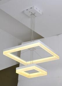 LED Square Acrylic Pendant Lamp, Hanging Lamp