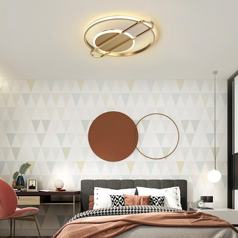 Modern Simple Lighting Bedroom Light LED Creative Round Home Ceiling Lamp