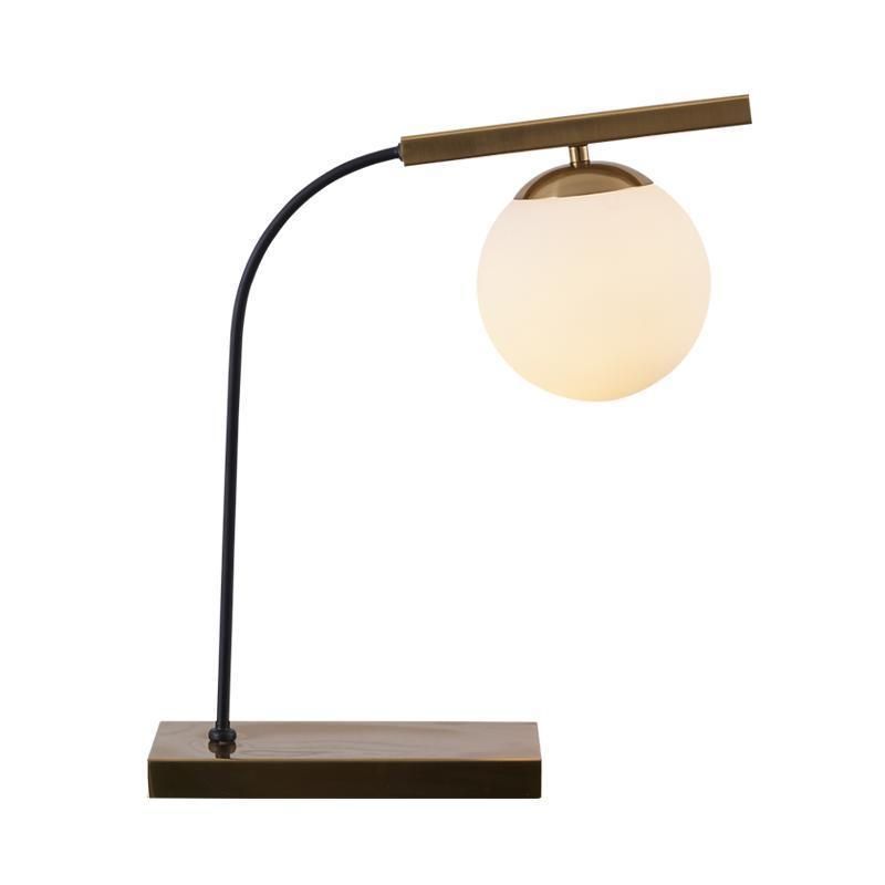 Creative Table Lamp Simple Office Work Table Lamp Wrought Iron Bedroom Bedside Lamp Living Room