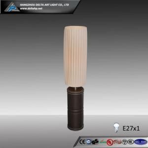 Cylinder Desk Lamp with PU Covered Wooden Base (C5004103)
