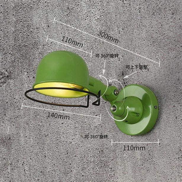 Vintage Rh Loft Jielde Adjustable Retro E14 LED Wall Lights Jielde Lamp (WH-VR-95)