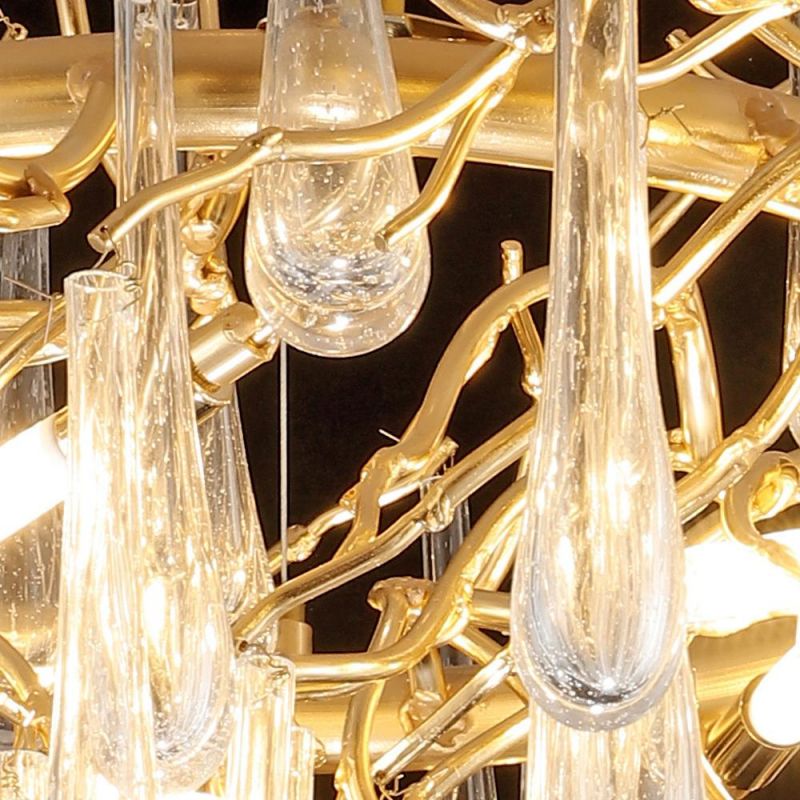 2022 Wholesale Indoor Living Room Bedroom LED Hanging Pendant Light Modern Luxury Chandeliers Crystal Light