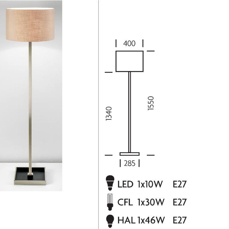 Custom Wholesale Hotel and Home Decorative Lighting Floor Lamp
