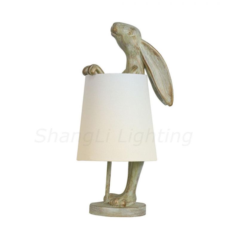 American Table Lamp Modern Design Table Lamp Animal Rabbit Shape Nordic Table Lamp manufacture