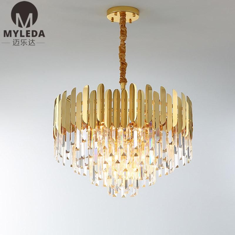 New Design Residential Interior Crystal Pendant Lamp