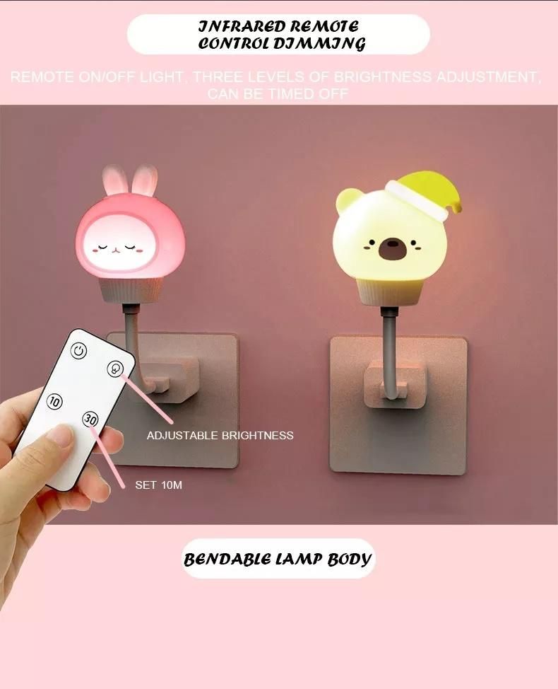 Factory Wholesale Cute Night Lamps Remote Control Color Changing Amazon LED Night Lights