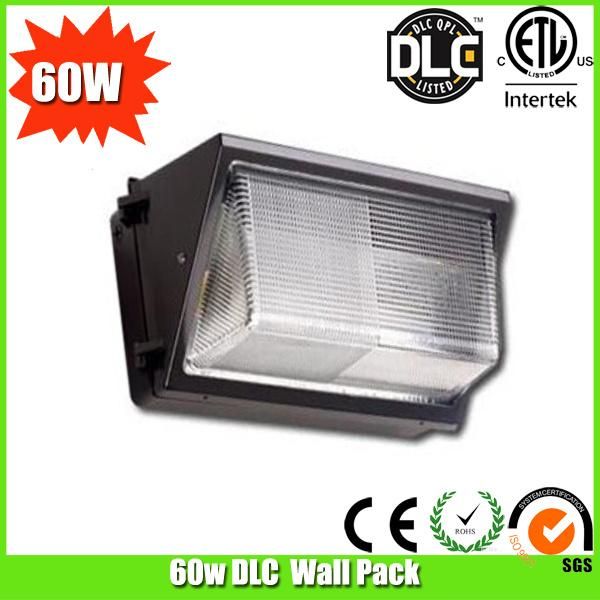 60W Dlc CE RoHS Retrofit LED Wallpack for Buildings