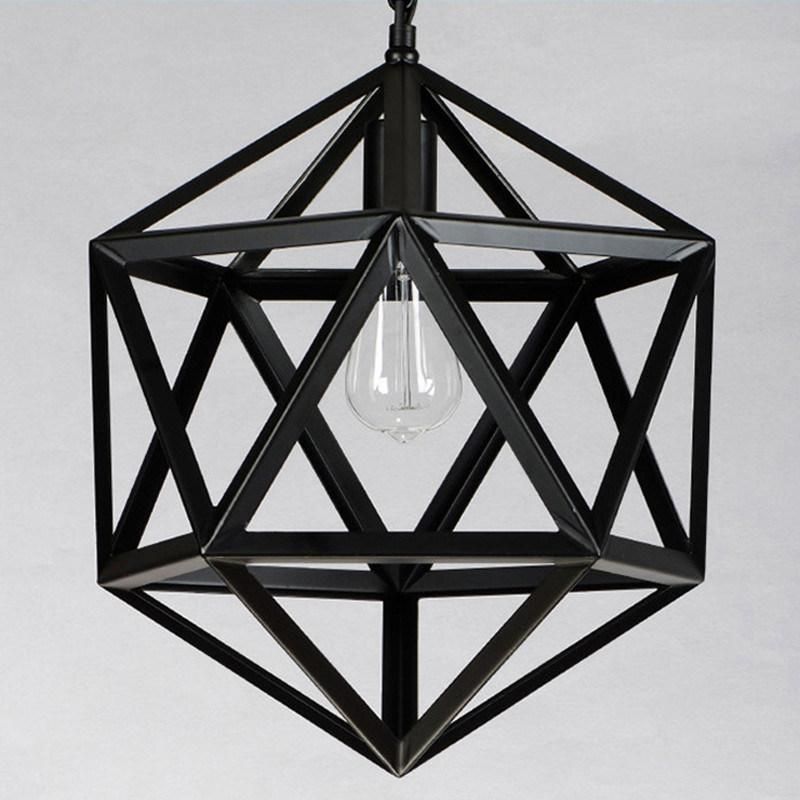 Cage Industrial Hanging Lights for Kitchen Dining Room Restaurant Lamp Fixtures (WH-VP-06)