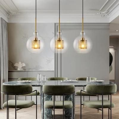 Glass Lamp Pendant Light Dining Room Lamp