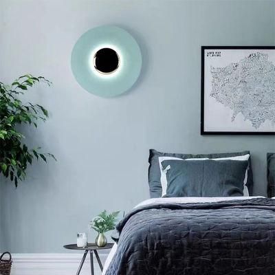 Bedroom Decorative Wall Lamp Design Post Modern Fiying Saucer Wall Light for Livingroon