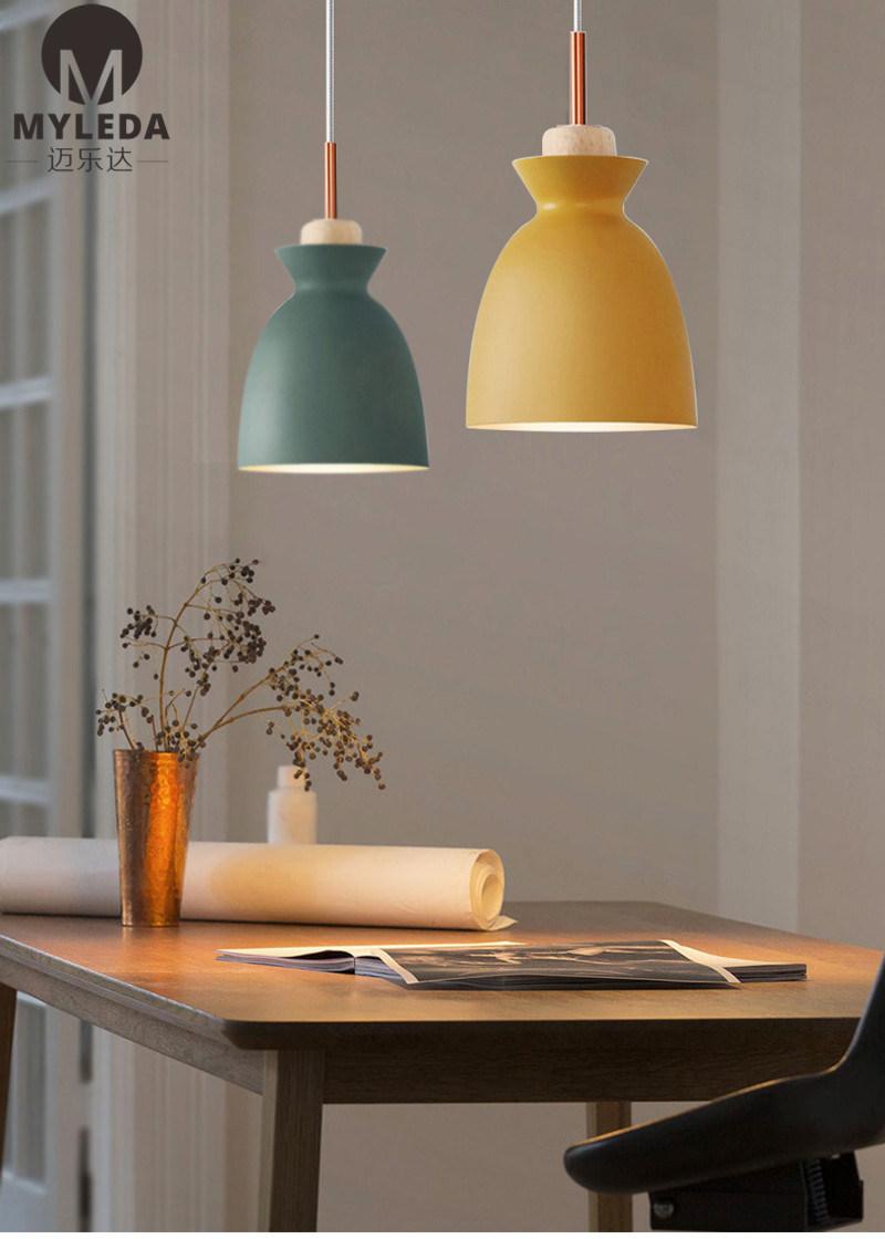 Modern Brush Brass Living Room Chandelier Hanging Pendant Lamp