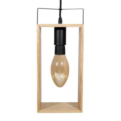 Wood Modern Lamp Shade Pendant Lighting Table Light