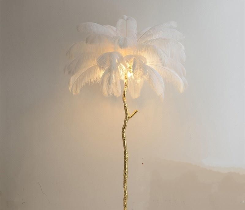 Ostrich Resin Table Light Interior Lighting Floor Lamp