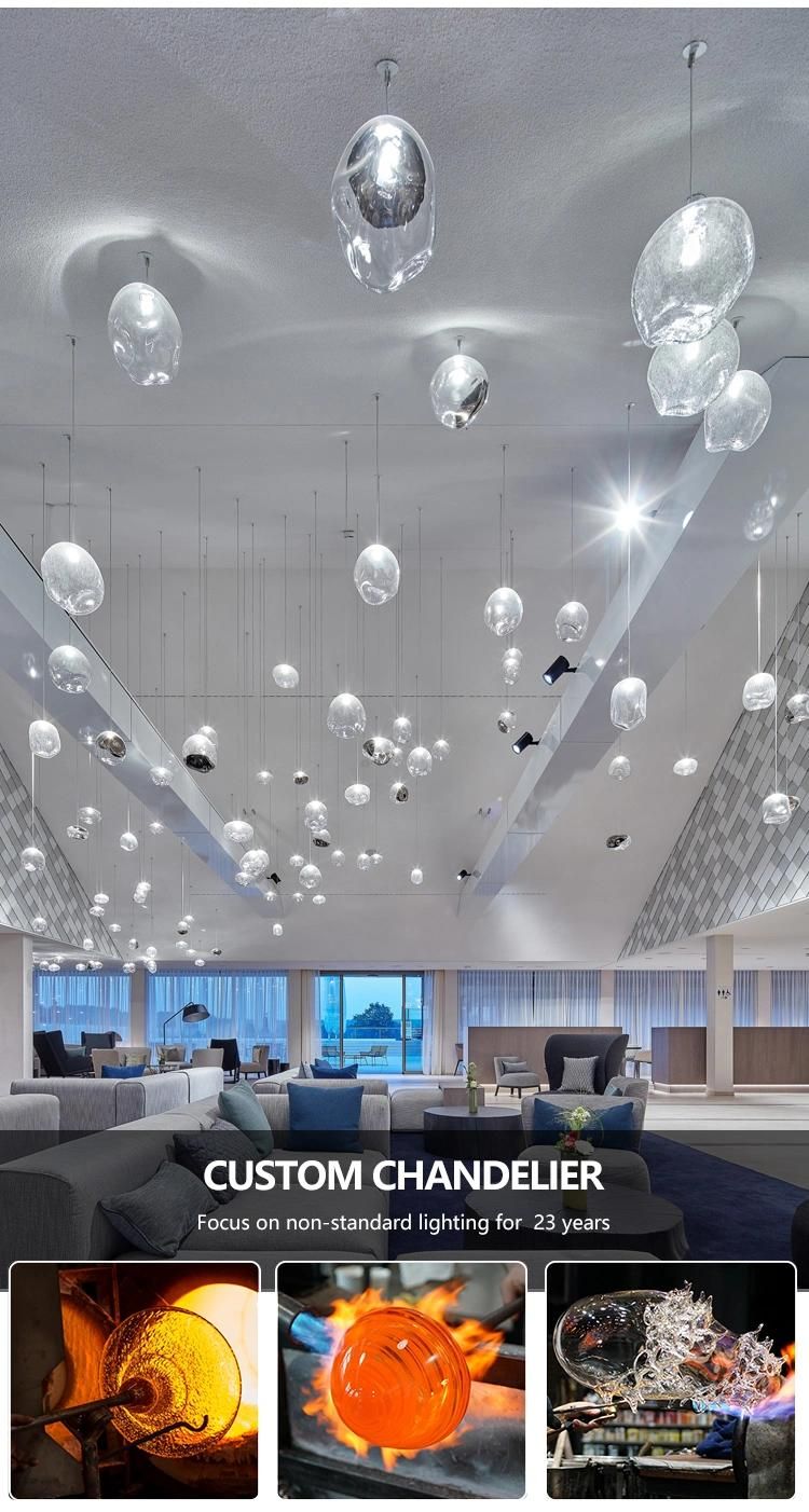 High Quality Luxury Villa Department Dining Hall Custom Project Chandelier Lamp