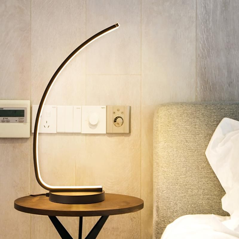 Line Shade Creative Modern Style Table Lamp Desk Bedside Lamp