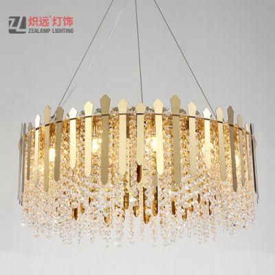 Popular Modern Clear Crystal Hanging Pendant Lamp Lighting