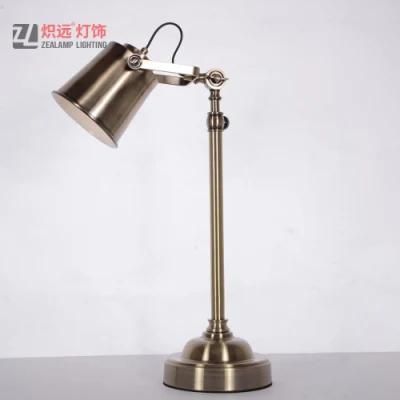 Portable Studying Adjustable Bedside Lamp Metal Table Lighting