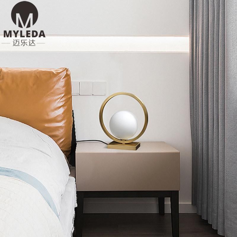 Modern Brass Metal Glass LED Wall Lighting for Bedroom, Living Room,