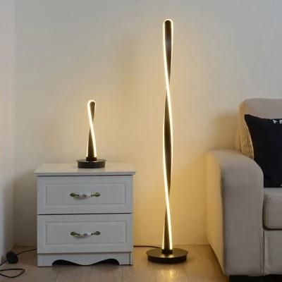 Spiral Creative Design Table Lamp Bedside Lamp Nightstand Light Reading