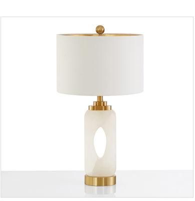 New Style Light Luxury Lamps Light Luxury Creative Designer Model House Bedroom American Simple Marble Lamp