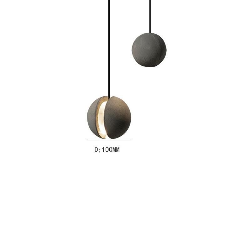 Metal Creative Villa Hotel Living Room Bedroom Simple Pendant Lamp