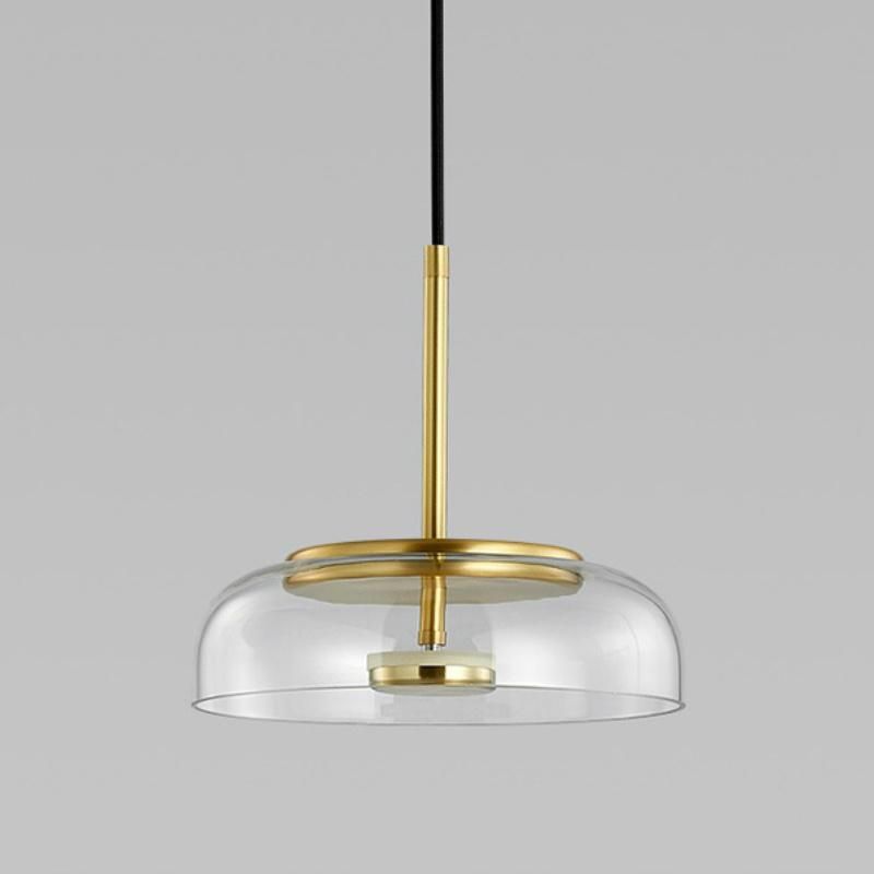 Modern Glass Pendant Lamps LED Bowl Nordic Lighting Dinner Table Chandelier (WH-GP-41)